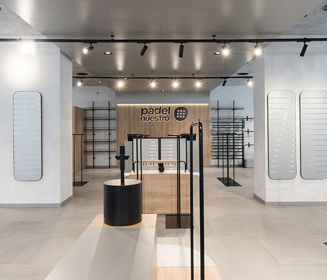 Padel Nuestro - diseño espacios comerciales